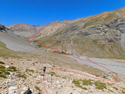 Llegando al estero Huemulino