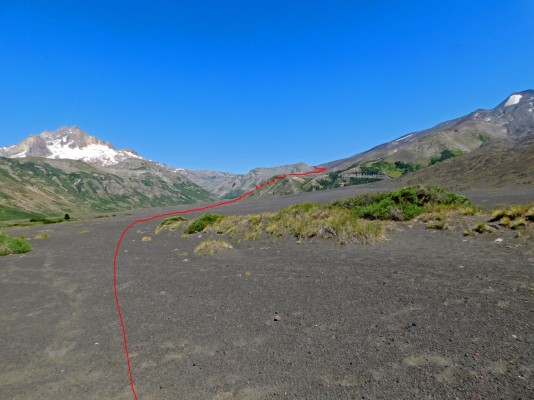Valle del estero El Aguado o del VolcánFoto: 6Foto tomada hacia el Oeste.Álvaro Vivanco