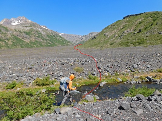 Cruce del esteroFoto: 7Foto tomada hacia el Oeste.Álvaro Vivanco