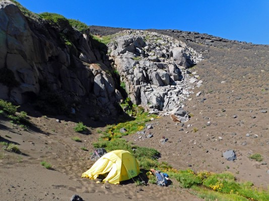 CampamentoFoto: 9Foto tomada hacia el Norte.Álvaro Vivanco