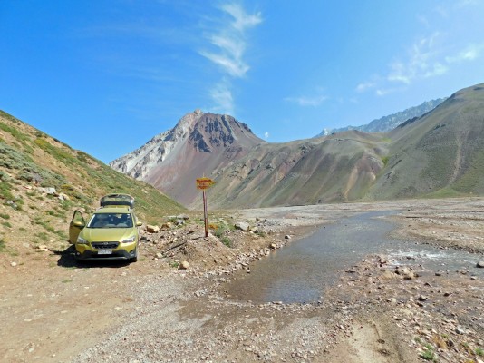 Estacionamiento en quebrada Yeguas MuertasFoto: 2Álvaro Vivanco