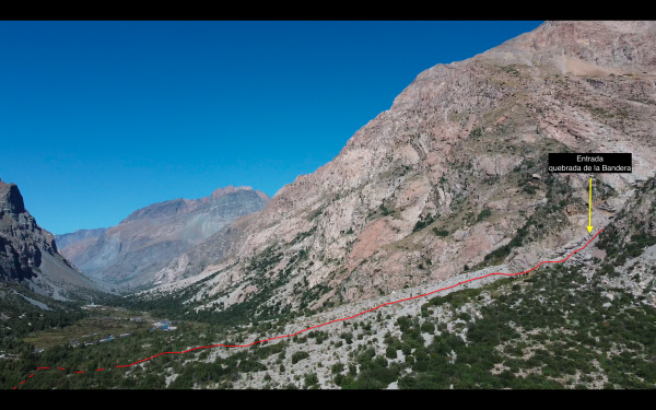 Entrada a quebrada de la BanderaFoto: 5Acceso a la quebrada de la BanderaHéctor Becerra Díaz