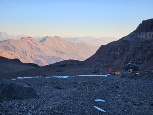 Refugio Bizarri en campamento FederaciónFoto: 1828 de marzo 2026José Antonio Mena