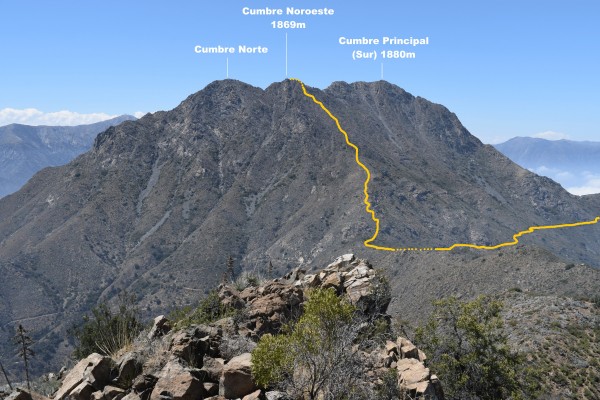 Arista Noroeste a cumbre Noroeste