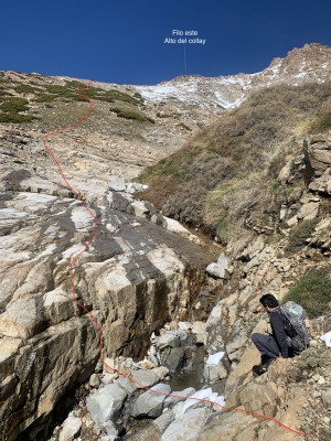 Ruta hasta el filo este Foto: 17Héctor Becerra Díaz