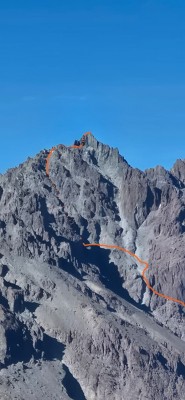 Vista de la ruta desde la pared expuesta hasta la cumbre. Foto sacada desde la pirca del visionario.Foto: 22Gladys Gonzalez