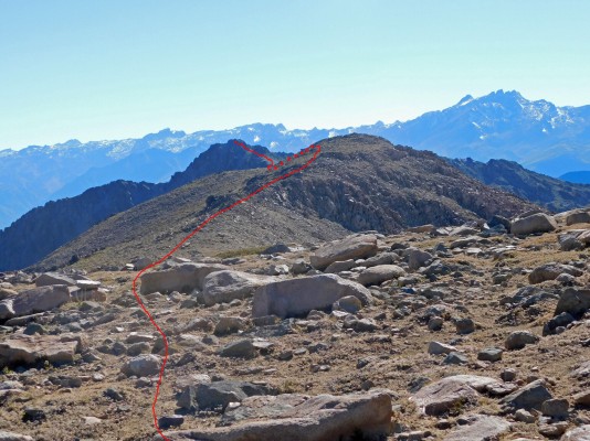 Normal desde la laguna Fría