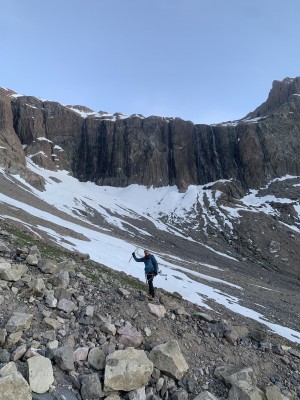 Cascadas de AguaFoto: 10Francisco comenzando el día de ataque a cumbre. Héctor Becerra Díaz