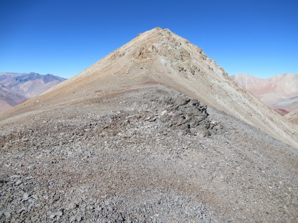 Cara Norte Cumbre Co. La Guitarra 4.514msnm