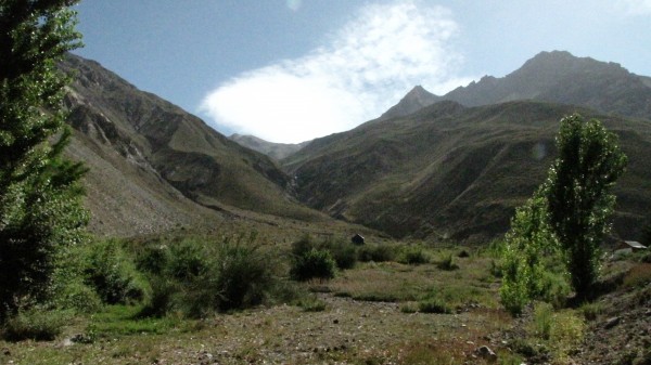 Inicio de caminataFoto: 1Imagen en dirección norte, se parecia el camino que se interna por la quebrada.David Valdés