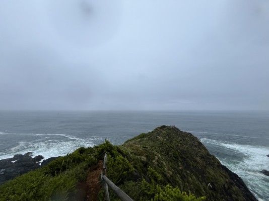 Filo que conduce al mirador ChungungoFoto: 8Nicolás Berríos