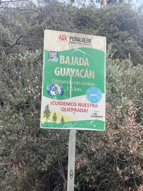 Bajada GuayacánFoto: 1Dirección: EsteM. Paz Vargas