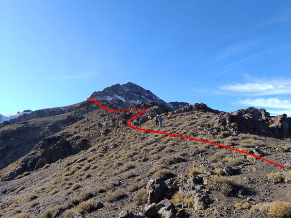Ruta sobre el filo oesteFoto: 5Dirección: NoresteNicolás Berríos