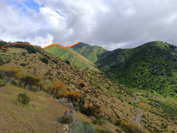 Filo Sureste desde Cuesta Zapata