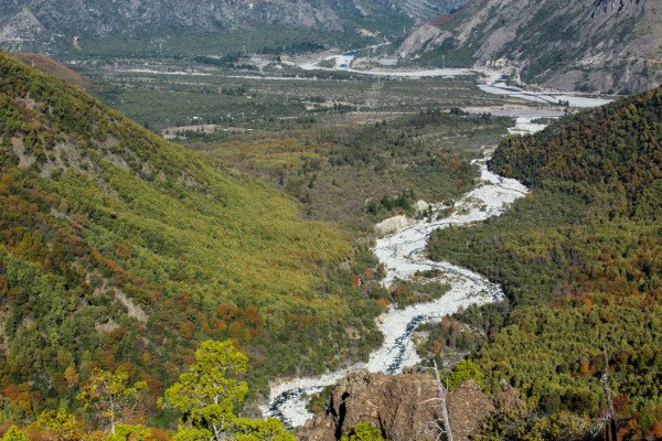 Conjunción de ríos Foto: 7Vista desde el Mirador las PuyasDirección: SuroesteParque Natural Tricahue