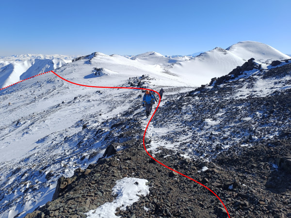 Traverse hacia el Alto del CobreFoto: 5Dirección: NorteNicolás Berríos