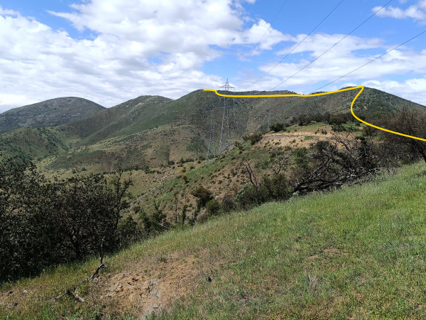 Filo Oeste desde Cuesta Lo Prado