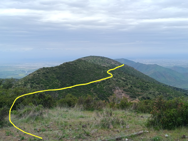 Ruta desde Las MinasFoto: 4Dirección: EsteNicolás Berríos