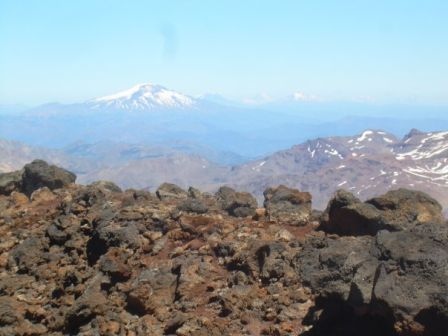 Callaqui desde el volcán Antuco
