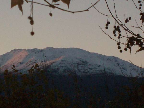 Cerro Carpa en Atardecer de Mayo