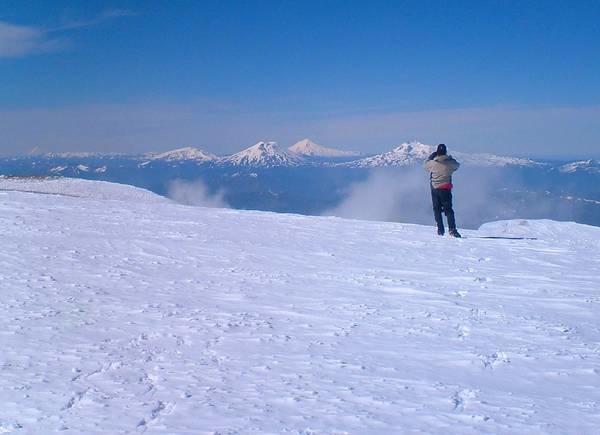 Fumarolas hacia el sur