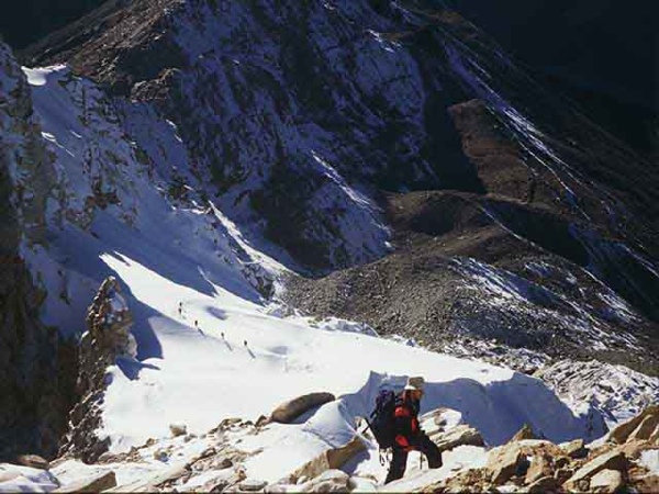 Últimos metros antes de llegar a la cima