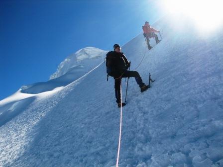 Iniciando el descenso