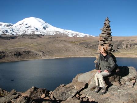 Coropuna desde la laguna Pallarcocha