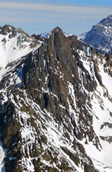 Mono Negro desde el Pico Navarro Sur