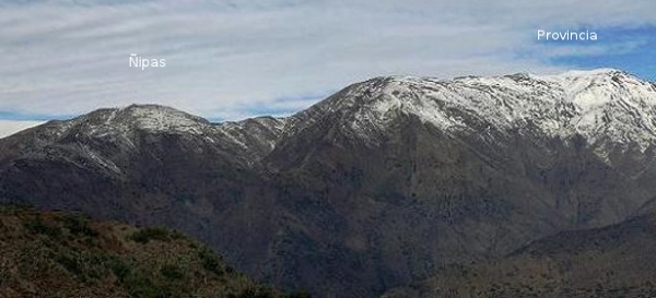 Provincia y Ñipa desde el Pochoco