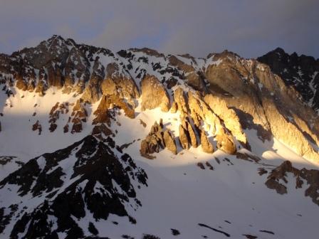 Cerro el Yeso en el cajón de Navarro