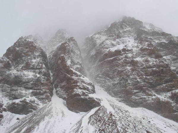 Entrada al Canalón de los Perros - Invernal