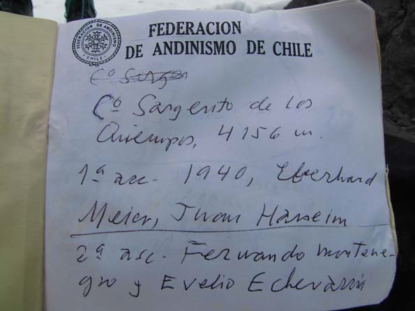 Testimonio de cumbre