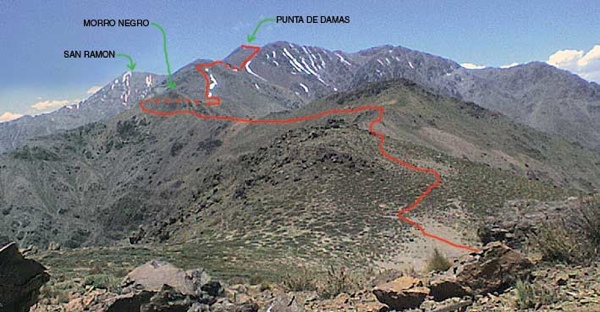 Punta de Damas y San Ramon