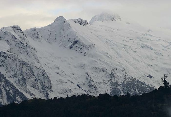 Nevado Los Palos en invierno