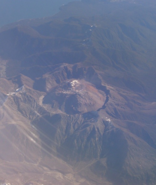 Desde avión a Balmaceda