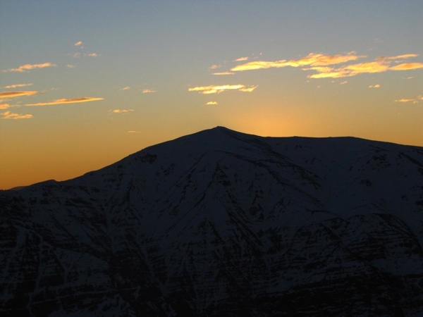 El Provincia al atardecer desde el Terremoto