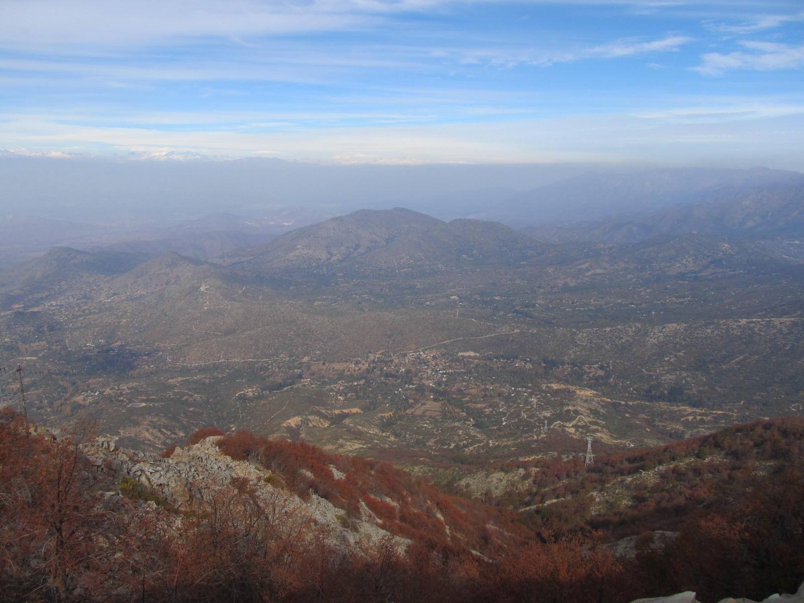 Caleu desde Cumbre del Roble