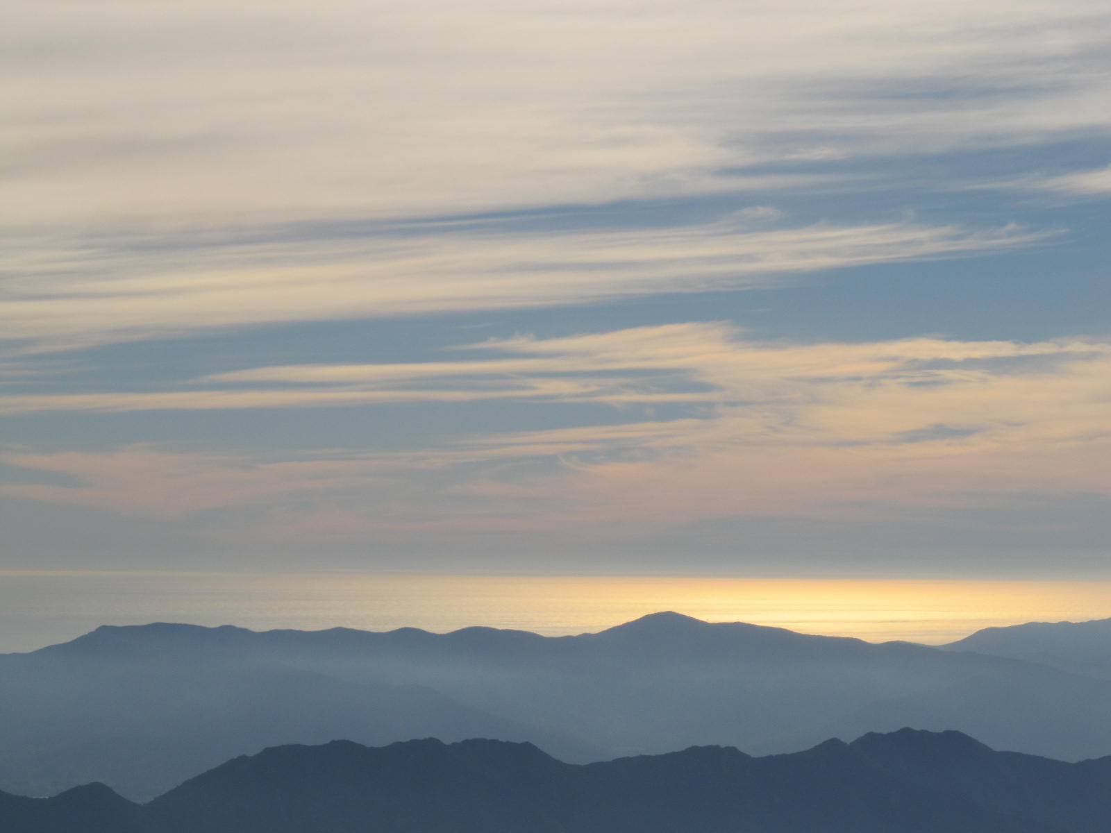 El Pacífico desde Cumbre del Roble