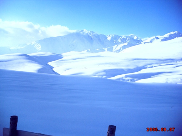 Cerro Manchón Majestuosamente Nevado