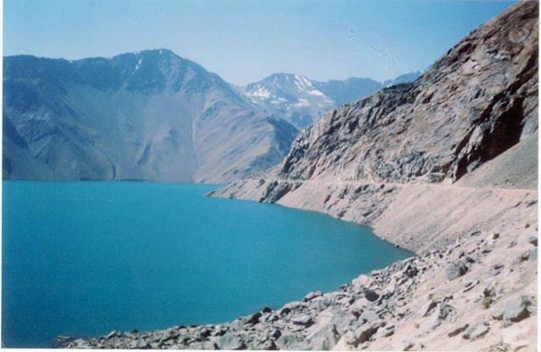 Cordón de los Picos Negros y Embalse del Yeso