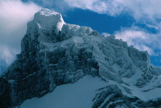 Cumbre principal desde el Valle del Francés