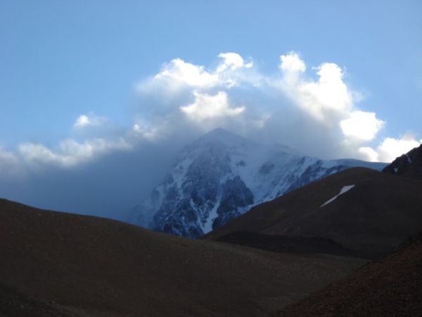 Mercedario al atardecer