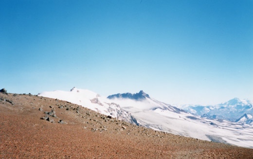 Vista del Planchón desde el Peteroa