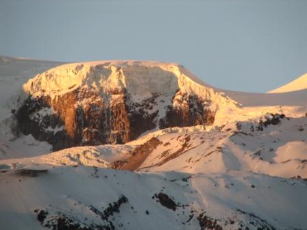 Atardecer en el Coropuna