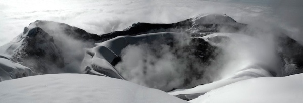 Panoramica del crater