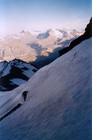 Subiendo por el nevero