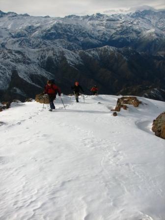 Saliendo a la cumbre