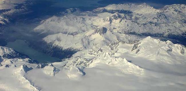 Vista aérea desde el oeste
