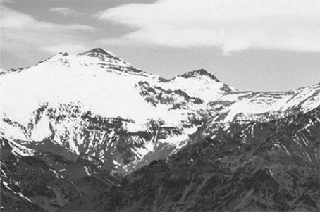 El Cerro Reichert desde el Paso del Cepo